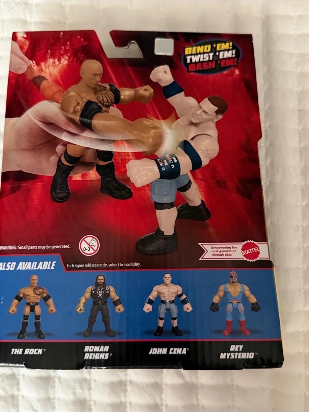 WWE The Rock Action Figure - Black & Tan Muscular Ring Attire